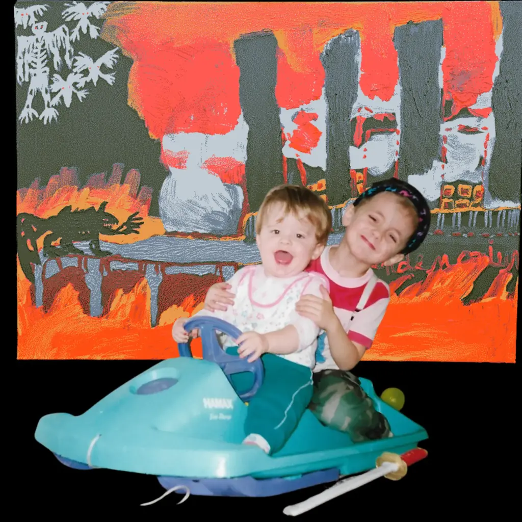 Maciej and Michał Walczyk as children.